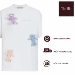 Áo Phông Nữ 13 De Marzo With Logo Printed T-Shirt FR24X1155 Màu Trắng