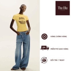 Áo Phông Nữ 13 De Marzo Beige With Bear Original Luminous Tshirt FR0591 01101 Màu Vàng