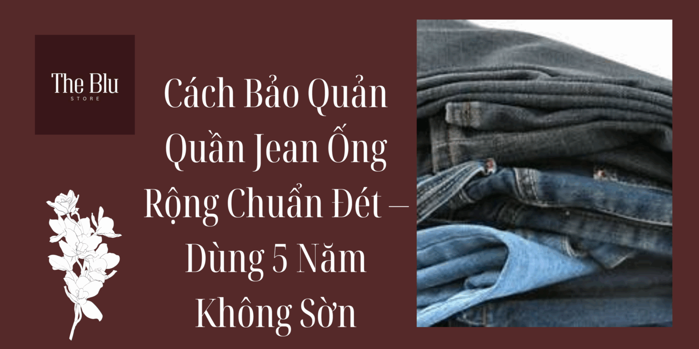 quần jean ống rộng nữ