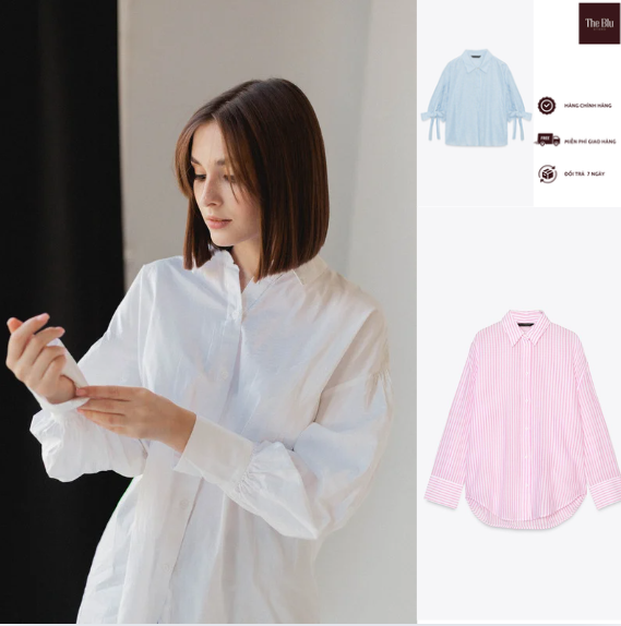 Những Kiểu Áo Sơ Mi Sang Chảnh 9 Những Kiểu Áo Sơ Mi Sang Chảnh 8